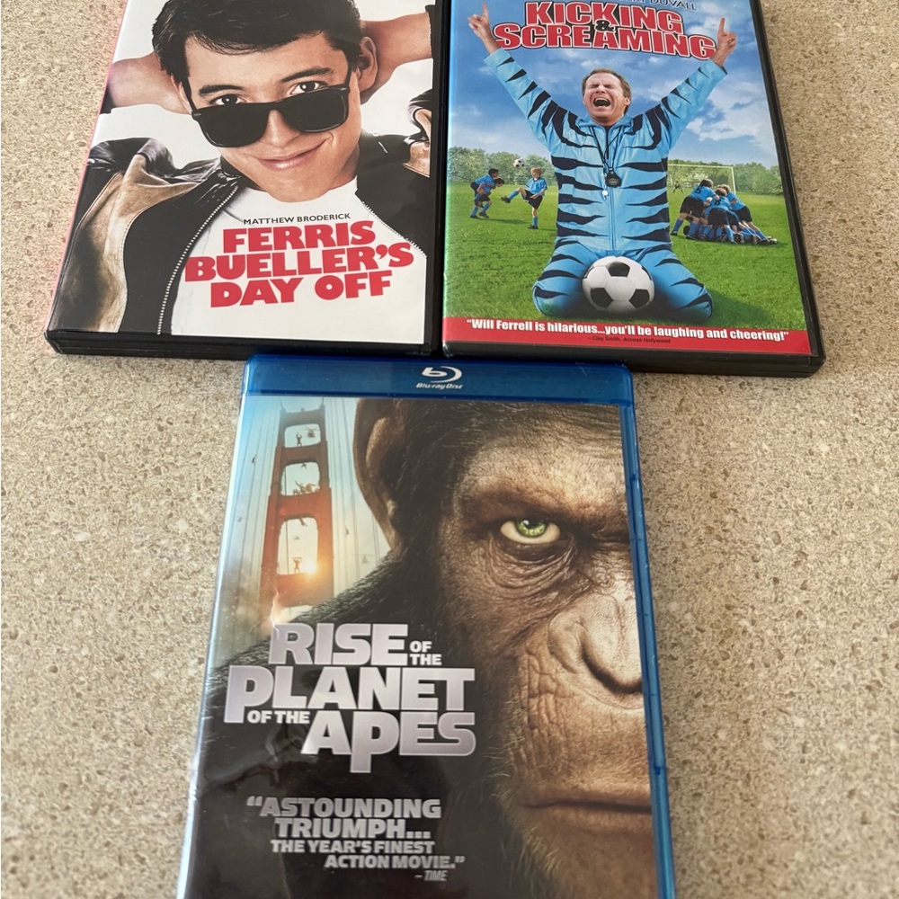 Movie DVD and Blu-ray Set